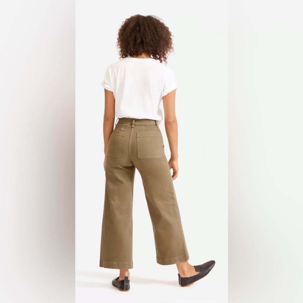 Everlane Wide Leg Crop Ochre